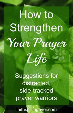 green leaves with the words how to straighten your prayer life