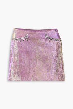 Shop on-sale MISS SOHEE + The Vanguard crystal-embellished lamé mini skirt for Woman. Browse the best deals from MISS SOHEE and luxury fashion at The Outnet. Miss Sohee, Pink Skirt, Matching Top, Kpop Outfits, Stage Outfits, Looks Vintage, Kendall Jenner, Net A Porter, Evening Wear