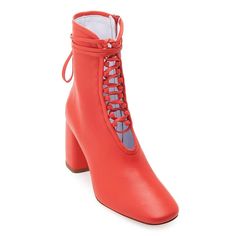 (1) BellaDonna in Red Nappa Leather Boot with Lambskin Leather Lining Cute Shoes Boots, Snake Leather, Block Heel Boots, How To Stretch Boots, Leather Block Heels, Leather Boot, Chunky Boots, Thick Heels, Nappa Leather