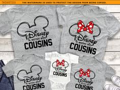 Disney is Better With Cousins, Cousin Crew Disney Shirts, Cousin Reunion Shirts, Мatching Cousin Squad Shirts children cousin crew shirts Disney Cousin Crew Shirts, Disney Bachelorette Party Shirts, Disney Christmas Vacation, Cousin Squad, Cousin Crew Shirts, Disney Bachelorette Parties, Cousin Shirts, Disney Birthday Shirt, Disney Bachelorette