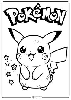 Coloring Pages Pokemon Pikachu Drawings, Pokemon Color Pages, Pokemon Omalovanky, Pokemon Colouring, Pikachu Coloring, Pokémon Drawing, Pikachu Coloring Page, Pokemon Drawing, Pikachu Drawing