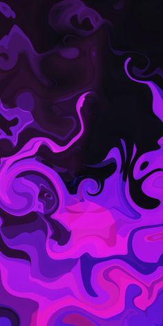 an abstract painting with purple and pink colors on the bottom half of the image, it looks like liquid or water