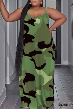 Product Name: Army Green Sexy Print Backless Spaghetti Strap Long Dress Plus Size Dresses Item NO.: K79691-6 Weight: 0.504kg = 1.1111 lb = 17.7781 oz Category: DRESSES Print Dresses Tag: Sexy , Dress , Print , Sleeveless , Off The Shoulder , Backless , Spaghetti Strap , Floor length , Long Dress , Army Green , Pullover , Polyester , Yes(Elastic) , Regular , Conventional , Full Print Creation Time: 2024-06-05 Material Polyester Style Sexy Pattern Type Print Element Backless Neckline Spaghetti ...