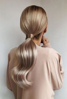 Tail Hairstyles, Tail Hairstyle, A Ponytail, Ombré Hair, Brown Blonde Hair, Long Blonde, Long Blonde Hair, Hair Envy, Wedding Hair And Makeup