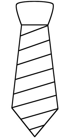 a black and white drawing of a necktie with diagonal stripes on the bottom side