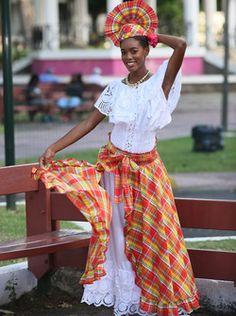 Haitian Flag Clothing, Haitian Clothing, Coco Chanel Fashion, Culture Day, African Head Wraps, African Print Dresses