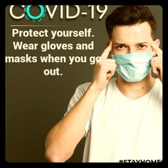 Protect Yourself. Wear Gloves And Masks When You Go Out. Protect Yourself, Go Out, Limited Time, Going Out, Gloves, Mask, How To Wear, Color