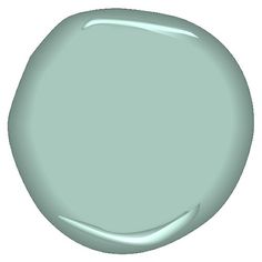 a light green paint with white trim on the top and bottom, it looks like an oval