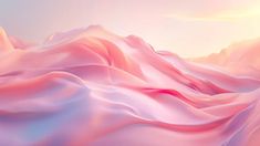 an abstract pink and blue background with mountains