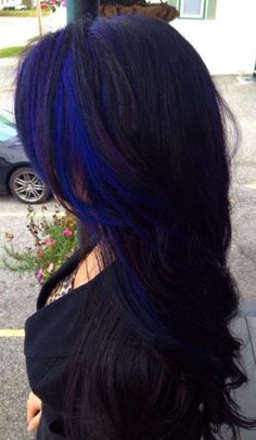 Blue Hair Streaks, Dark Blue Hair, Blue Ombre Hair, Light Brown Hair Blue Highlights In Brown Hair, Highlights In Brown Hair, Blonde Hair Boy, Blue Ombre Hair, Dark Blue Hair, Ombre Highlights, Hair Streaks