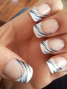 French Nails Design, Pedicure Gel, French Manicure Designs, Nagellack Trends, French Tip Nail Designs, French Manicure Nails, French Nail Art, Nail Polish Trends