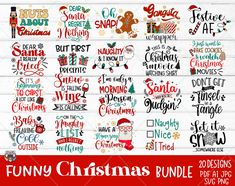 funny christmas bundle svt files