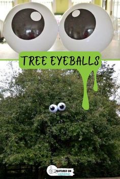 an eyeball tree with the words free eyesballs on it