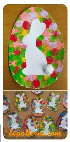 paper plate easter bunny craft for kids to make