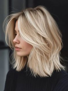 Short Blonde Hair, Shoulder Length Hair