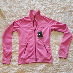 Nwt Nike Lightweight Training Jacket New Sz S Bundle And Save Nike Define Jacket, Pink Nike Jacket, Black And Pink Jacket, Dark Pink Jacket, Nike Sets, 6th Grade Outfits, Nike Fits, Dance Jackets, Family Closet