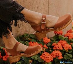 Orcajump - Elevated Platform Sandals Summer Lovin, Brown Sandals, Platform Sandals, Sandals