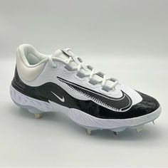 Product: Nike Alpha Huarache Elite 4 Low White Black Men's Baseball Cleats Style: Fd2745-101 Men's Size 11.5 Condition: New Without Box White Sneakers With Laces For Sports, White Sneakers With Laces For Sports Events, Casual White Running Shoes For Sports Events, White Fade-resistant Running Shoes For Sports Season, White Fade-resistant Running Shoes, White Lace-up Running Shoes For Sports Events, White Lace-up Running Shoes For Sports, White Lace-up Running Shoes, White Running Shoes With Round Toe For Sports Season