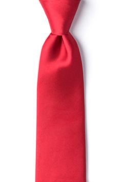 Red Ties, Wedding Color Inspiration, Tie Men, Red Tie, Crimson Red, Red Silk, Ties Mens, Silk Ties, Nice Tops