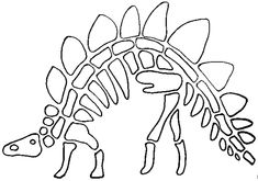 a drawing of a dinosaur with leaves on it's back