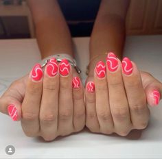 Girls Nail Designs, Boho Nails, Easy Nails, Summery Nails, Casual Nails