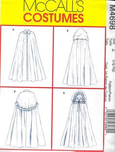 the instructions for how to make a wedding dress with capes and veils on it