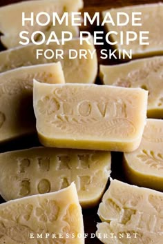 homemade soap recipe for dry skin