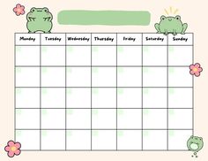 Plan Your Month, Calendar Design Template, School Timetable, Unique Stickers, Cute Calendar, Month Calendar, Bullet Journal Mood, Cute Planner