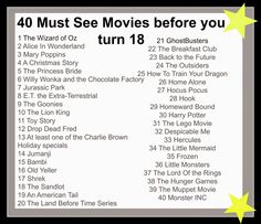 Best 80s Movies List, Films For Teenagers, Movies You Must Watch List, Must See Movies, Cool Movies, Family Movie List