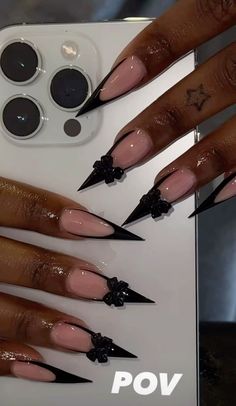 @me11eme1 Stilleto Nails Designs, Stiletto Nails Designs, Acrylic Nails Coffin Pink, Unique Acrylic Nails