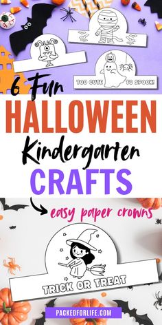 halloween crafts for kids to make with paper