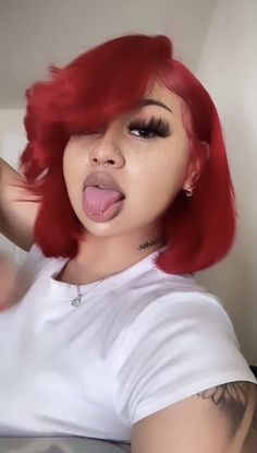 Girl Hair Colors, Dyed Hair Inspiration, Dyed Natural Hair, Pretty Hair Color, Hair Ponytail Styles, Hair Laid, Dope Hairstyles, Ponytail Styles, Baddie Hairstyles