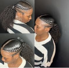 Hairstyles For A School Dance, Black Womens Hairstyles, Beautiful Cornrows, Hairstyles Names, Cute Natural Hairstyles, Short Hair Hacks, Style Africain