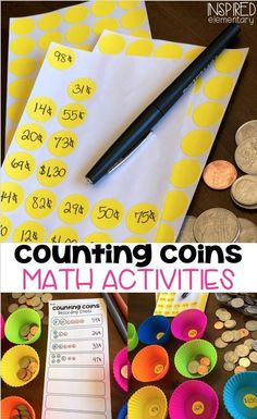 counting coins math activities for kids