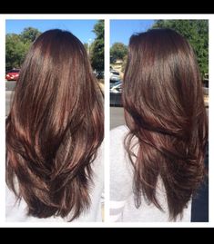 Chocolate Highlights, Highlights Ideas, Haircuts For Long Hair With Layers, Hair Dark, Hair Ombre, Caramel Highlights