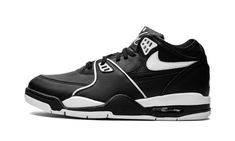 Air Flight 89 CU4833 015 Nike Air Flight 89, Black White Shoes, Basketball Silhouette, Jungle Boots, Nike Air Flight, Air Flight, Black Men Street Fashion, Men Street Fashion, Black And White Shoes