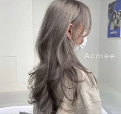 Silver Hair Short, White Ombre Hair, Hair Color Asian, Grey Hair Dye, Beige Hair, Korean Hair Color, Silver Blonde Hair, Ash Hair Color, Ash Blonde Hair