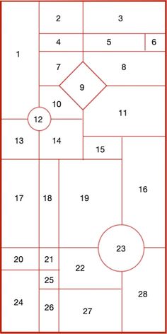 a soccer field with numbers and lines to match the team's goal position on it