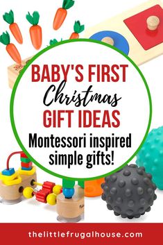 baby's first christmas gift ideas montessori inspired simple gifts