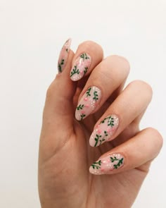 Almond Nails Designs Almond Nails French, Almond Nails Designs, Dream Nails, Pretty Acrylic Nails, Floral Nails, Short Acrylic Nails, Cute Acrylic Nails, Wedding Nails, Almond Nails