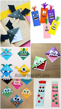 paper crafts for kids that are easy to make and great for halloween or any time of the year