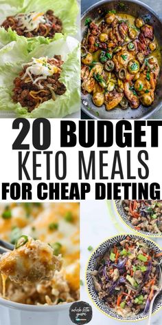 Easy Keto Meals that are Simple & Cheap Keto Meals On A Budget, Budget Keto, Cheap Keto Meals, Diet On A Budget, Cheap Keto, Meals On A Budget, Keto On A Budget, Keto Dinner Recipes