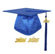 PRICES MAY VARY. Package Contains: 1 x Graduation Cap + 1 x Graduation Tassel + 1 x 2024+1 x 2025 Gold Year Charm (If you receive the wrong tassel, please tell us promptly to deal with it) With Elastic Bands adjusting range 19"-23",for comfort. Fits most adult . Measurement: Top of Cap measures 9"x 9" Well Maded 100% Shiny Polyester Graduation Cap 2024 Matching Shiny Gown for Middle,High School,College and Graduation Education Ceremony Graduation Tassel, Graduation Hat, Class Reunion, Cap And Gown, Deal With It, Graduation Cap, School College, Tassels, High School