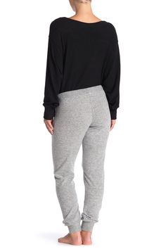 Comfy jogger pants composed of super-soft brushed knit add lounge-worthy style and comfort perfect for a night in.Fit: this style fits true to size. Elasticized drawstring waist. Pull-on style. Side slash pockets. Brushed knit construction. Ribbed ankles. Approx. 10" rise, 32" inseam (size S). Imported Knit Joggers, Night In, Jogger Pants, Drawstring Waist, Nordstrom Rack, Heather Grey, Anime Art, Sweatpants, Nordstrom