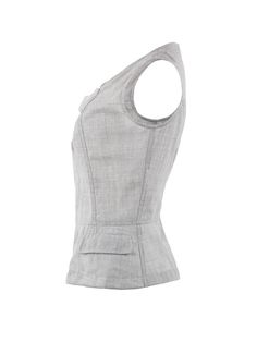 20th Century NWT Comme Des Garçons Minimalist Darted Vest For Sale at 1stDibs | vest minimalist jacket, minimalist vest, vest minimalist jackets Grey Vest, Fit Style, Grey Fabric, Minimalist Style, Flap Pocket, Minimalist Fashion, Timeless Pieces, Wardrobe Staples, Occasion Wear