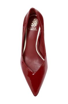 A graceful pointy toe extends the classic silhouette of this burnished-leather pump. 2 1/4" heel Leather upper/synthetic lining and sole Made in Brazil Hairstyling Products, Rollerball Perfume, Makeup Bronzer, Makeup Gift, Beauty Sale, Fragrance Design, Made In Brazil, Classic Silhouette, Styling Tools