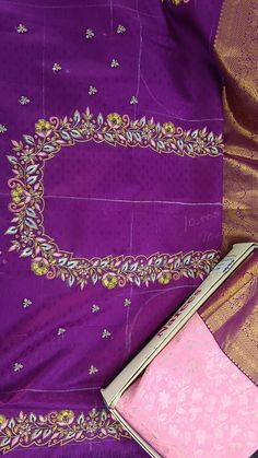 Churidar Pattern, Pink Blouse Designs, Magam Work, Blouse Works, Mirror Work Blouse Design, Cutwork Blouse, Computer Design