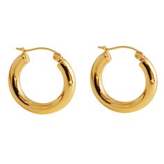 PRICES MAY VARY. Gold Hoop Earrings for Women:Our 14K gold plated thick hoop earrings are lightweight and a beautiful classic piece of jewelry for any woman. Simple but elegant, these fashionable hoop earrings can dress up any occasion. Small Hoop Earrings Material:This gold chunky hoop earring is crafted from the premium quality copper then plated with 14k gold. Hypoallergenic, long-lasting and brilliant finish that is nickel free and lead free. Hoop Earrings: Chunky hoop earrings gold are not Chunky Gold Huggie Hoop Earrings, Hoop Earrings Chunky, Thick Gold Hoops, Thick Hoop Earrings, Twisted Hoop Earrings, Chunky Hoop Earrings, Small Hoop Earrings, Hoop Earrings Gold, Earrings Dainty