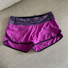 Nwt Brand New, Never Worn, Perfect Condition Size 6 Women’s Lululemon Running Shorts. Lightweight Swift Fabric, 4 Way Stretch, Liner Is Lightweight, Sweat-Wicking And Quick Drying With Added Lycra Fibre. Secure Zip Back Pocket, Continuous Drawcord, Built In Liner Offers Extra Coverage. Smoke Free & Pet Free Home. Purple Go-dry Athletic Shorts For Sports, Purple Moisture-wicking Athletic Shorts For Running, Purple Go-dry Sports Shorts, Purple Moisture-wicking Athletic Shorts For Workout, Purple Short Length Activewear For Sports, Purple Activewear Shorts For Yoga, Purple Moisture-wicking Athletic Shorts For Yoga, Purple Moisture-wicking Shorts For Yoga, Purple Sporty Athletic Shorts For Running