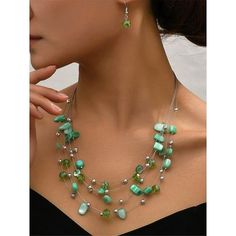 Category:Jewelry Sets; Season:Spring,Summer,Fall,Winter; Gender:Women's; Quantity:3pcs; Style:Bohemian,Daily,Boho,Modern,Fashion,Outdoor,Contemporary; Jewelry Type:necklace; Occasion:Holiday,Park,Weekend,Outdoor,Daily,Street,Dailywear; Material:Alloy,Shell; Color:White,Red,Blue,Green; Age Group:Adults; Pattern:Geometry; Front page:FF; Listing Date:08/11/2023; Production mode:External procurement; Length: Geometry Jewelry, Shell Color, Boho Modern, Holiday Park, Necklace Fashion, Cheap Jewelry, Red Blue Green, Contemporary Jewelry, Modern Boho